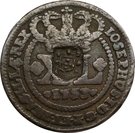 80 Réis - Countermarked coinage