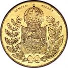 10 000 Réis - Pedro II