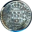 80 Réis - Maria I and Pedro III