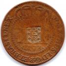40 Réis - José I (Countermarked 20 Réis, KM#175.1)