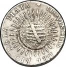 960 Réis - João Prince Regent (Countermarked 8 Reales; Mato Grosso)