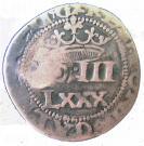 100 Réis - João IV (Countermarked 80 Réis)