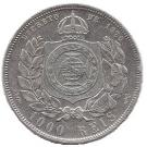 1000 Réis - Pedro II