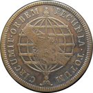 80 Réis - Maria I (Countermark on 40 Réis)