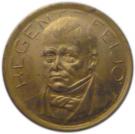 500 Réis (Regente Feijó, thin planchet, wide rim)
