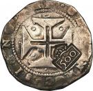 500 Réis - João IV (Countermarked 1 Cruzado)