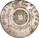 960 Réis - João Prince Regent (Countermarked 8 Reales; Cuiaba)