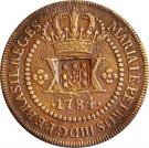 40 Réis - João Prince Regent (Countermarked 20 Réis)