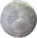 60 Reis - João IV (Countermarked ½ Tostão)