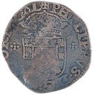 200 Réis - Afonso VI (Countermarked over Tostão/Portugal)