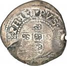 75 Réis - Alfonso VI (Countermarked 1 Real)