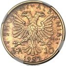 10 Franga Ari - Zog I (Prova)