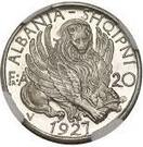 20 Franga Ari - Zog I (Prova)