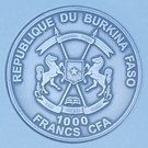 1000 Francs CFA (Chameleon Eye)