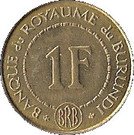 1 Franc - Mwambutsa IV