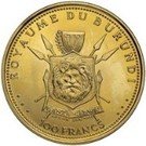 100 Francs  - Mwambutsa IV (50th Anniversary)