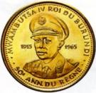 25 Francs - Mwambutsa IV (Golden Jubilee)