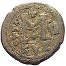 40 Nummi - Justinus II & Sophia (Cyzicus mint)