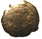 ½ Follis - Justinian I (Antioch mint, broken P type)