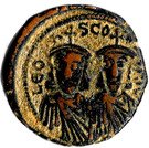 Follis LÉON III et CONSTANTIN V ( Constantinople )