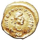 1 Tremissis - Tiberius II (Constantinople mint)