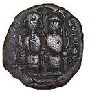 40 Nummi - Justinus II & Sophia (Nikomedeia mint)