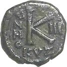 ½ Follis - Justin II & Sophia