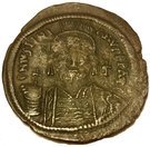 Follis - Justinianus I (Constantinopolis mint, bust facing, dated reverse)