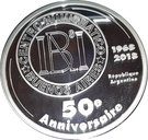 1000 Francs (50th anniversary Buenos Aires Numismatic Center)