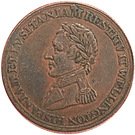 ½ Penny (Wellington Peninsular token to Salamanca)
