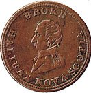 ½ Penny - Halifax  (Captain Broke short bust - Britannia)