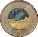 2 Dollars - Elizabeth II (Dance of The Spirits; coloured)