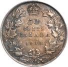 50 Cents - Edward VII (Edwardian Leaves)