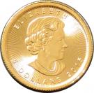 5 Dollars - Elizabeth II (4th Portrait; 1/10 oz. Gold Bullion Coinage)