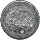 8 Dollars - Elizabeth II (Bison; 1.25 oz Silver Bullion Coinage)