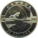 25 Dollars - Elizabeth II (Arctic Fox and Northern Lights)