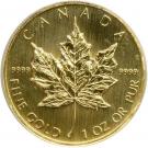 50 Dollars - Elizabeth II (3rd Portrait; 1 oz. Gold Bullion Coinage)