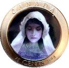 25 Cents - Elizabeth II (Haunted Canada; Ghost Bride)