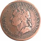 ½ Penny - (George IV)