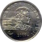 25 Cents - Elizabeth II (Sledge Hockey; coloured)