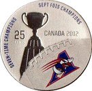 25 Cents - Elizabeth II (Grey Cup History; Montreal Alouettes)