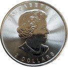 2 Dollars - Elizabeth II (Bald Eagle; ½ oz. Silver Bullion Coinage)