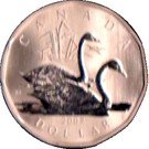 1 Dollar - Elizabeth II (Trumpeter Swan; specimen set)