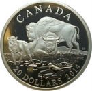 20 Dollars - Elizabeth II (Bison: A Family At Rest)
