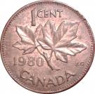 1 Cent - Elizabeth II (2nd portrait; light type)