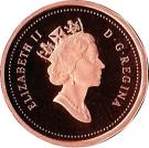 1 Cent - Elizabeth II (3rd portrait, 12 sided)