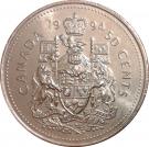 50 Cents - Elizabeth II (3rd portrait)