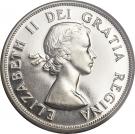50 Cents - Elizabeth II (1st portrait, simplified coat of arms)