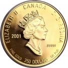 350 Dollars - Elizabeth II (Mayflower Flower)