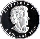 5 Dollars - Elizabeth II (1 oz Lynx)